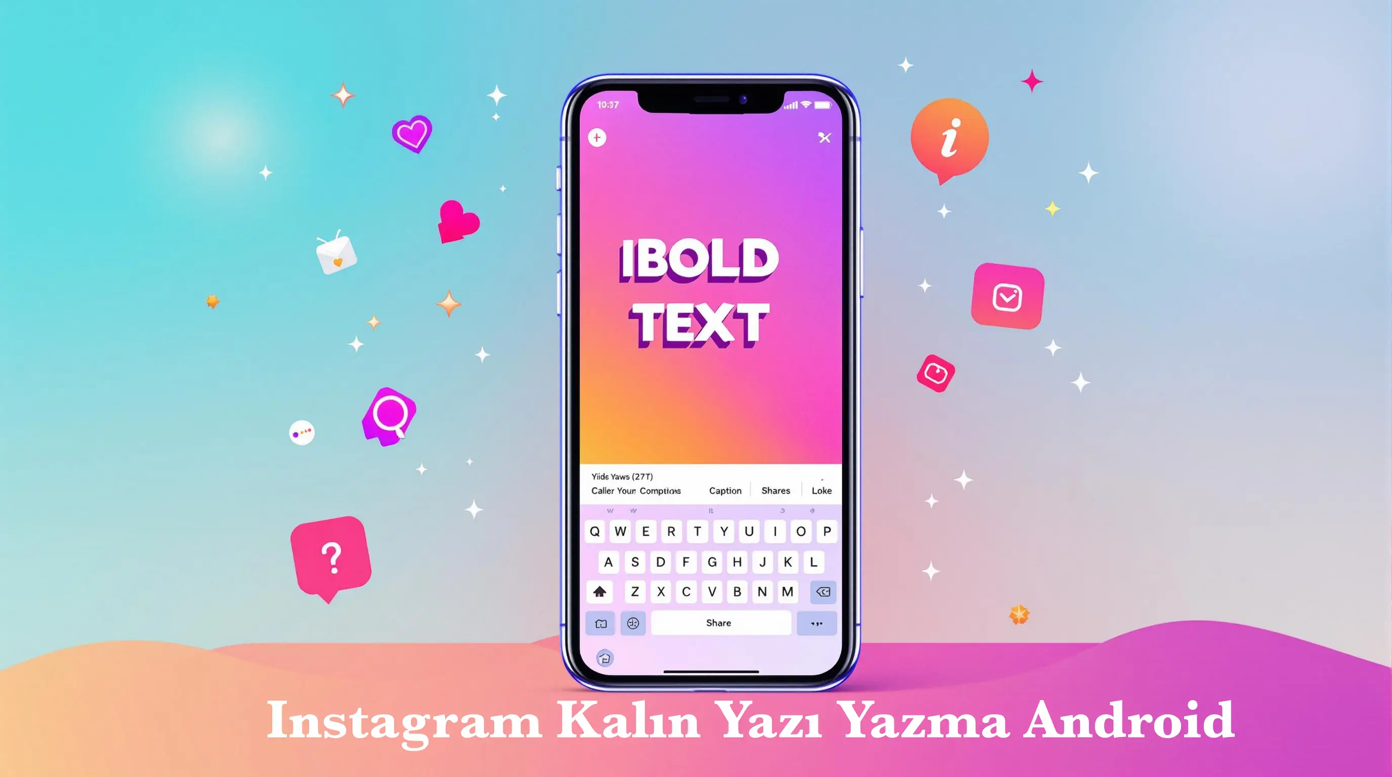 Instagram Kalın Yazı Yazma Android