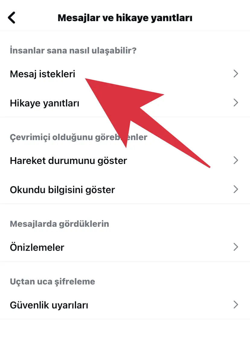 instagram mesaj istekleri