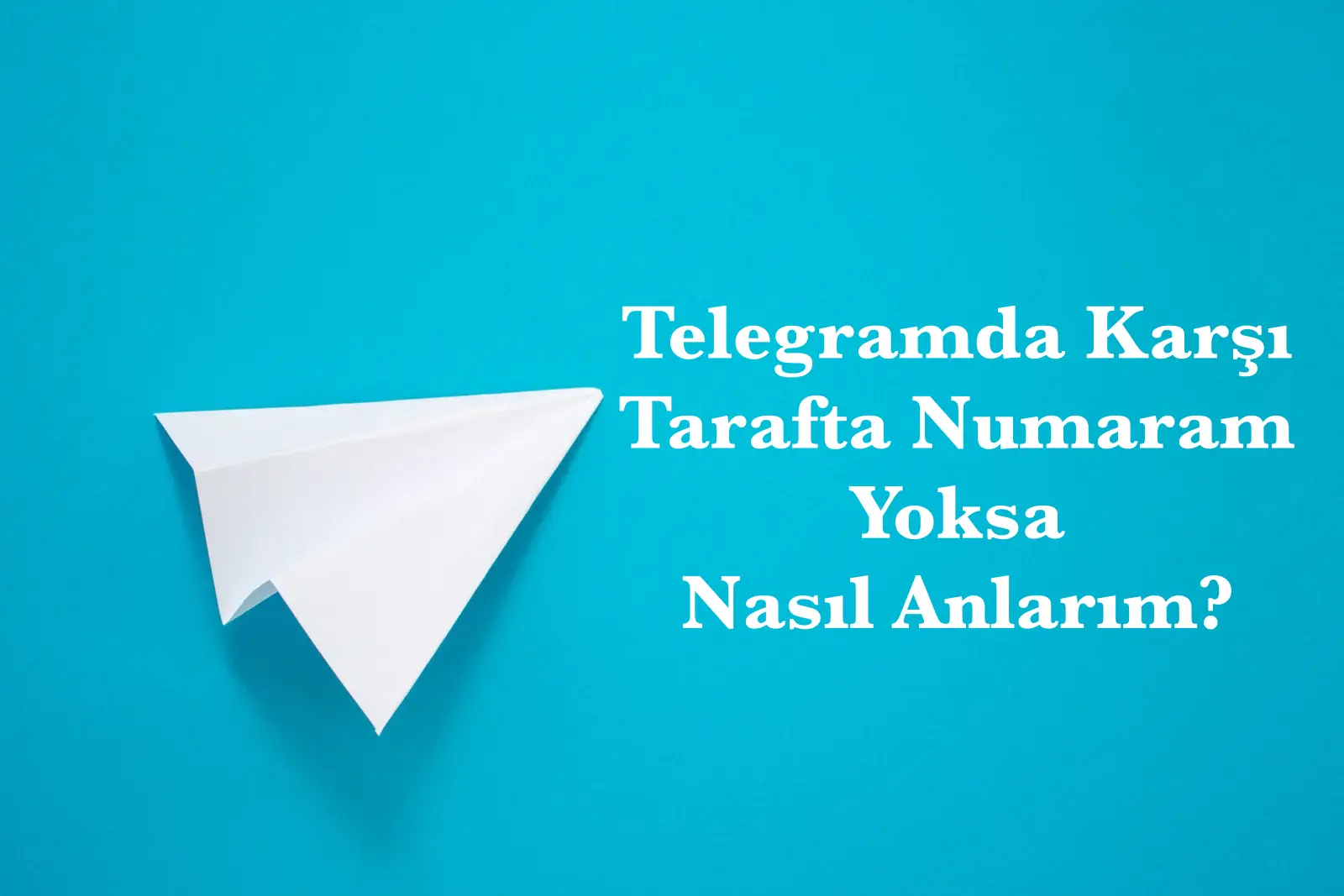 Telegramda Karşı Tarafta Numaram Yoksa Nasıl Anlarım?